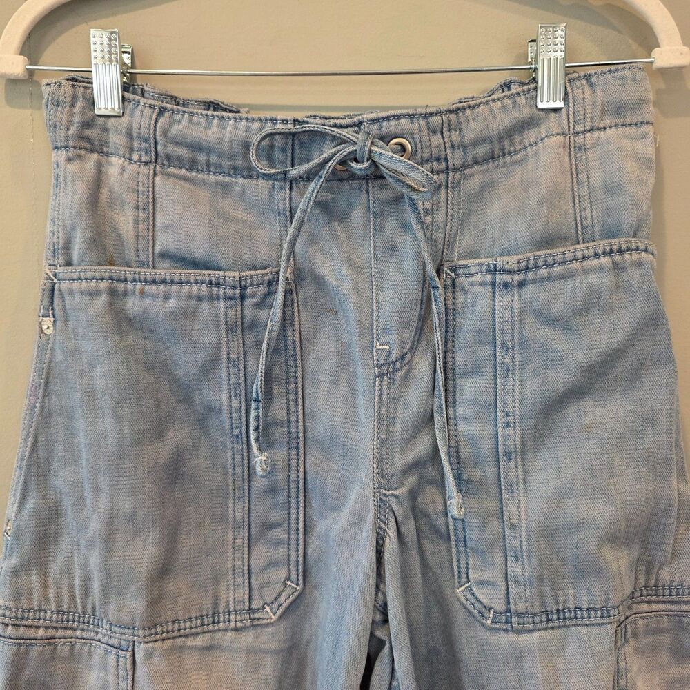 We the Free Barrel Jeans XS light wash boho casual cottage feminine- flaws - Picture 7 of 8